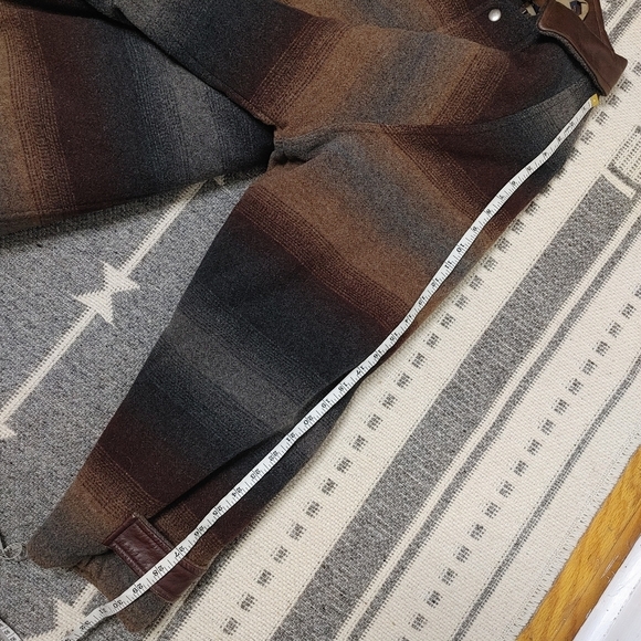 RARE vintage Brooks Brothers striped wool coat S - Picture 16 of 16